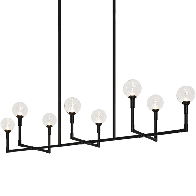 Matteo Candlestix 8-Light Chandelier C64808AG - image 3