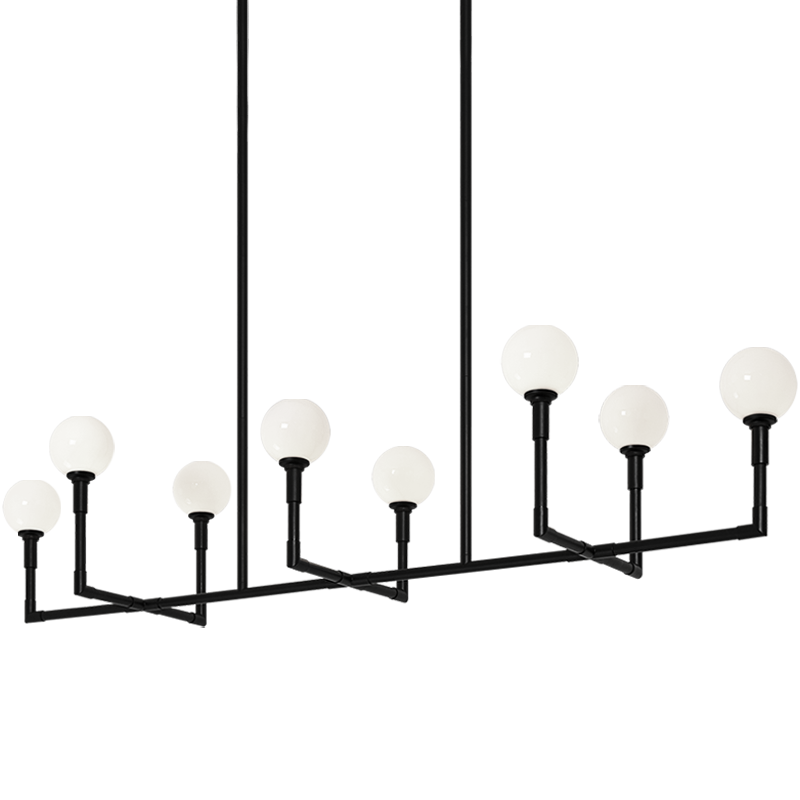 Matteo Candlestix 8-Light Chandelier C64808AG - image 4