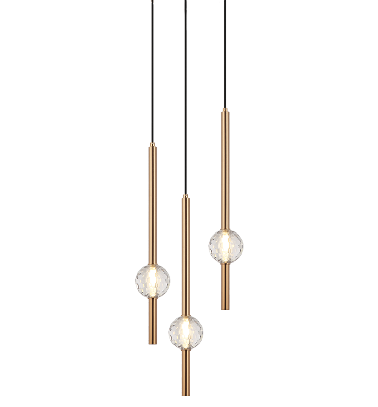 Matteo Windchimer 3-Light LED Pendant C68903 - image 1