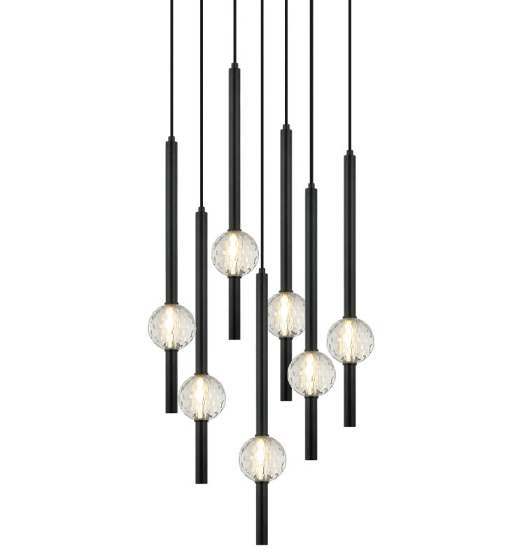 Matteo Windchimer 7-Light LED Pendant C68907 - image 5