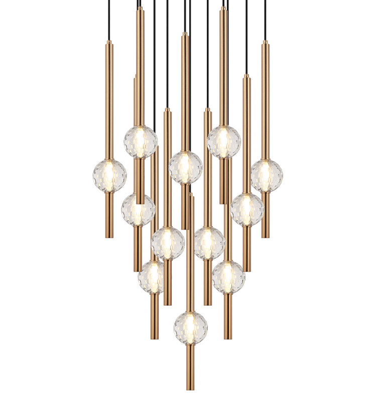 Matteo Windchimer 12-Light LED Pendant C68912 - image 1