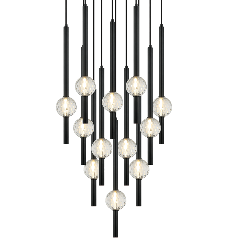 Matteo Windchimer 12-Light LED Pendant C68912 - image 5