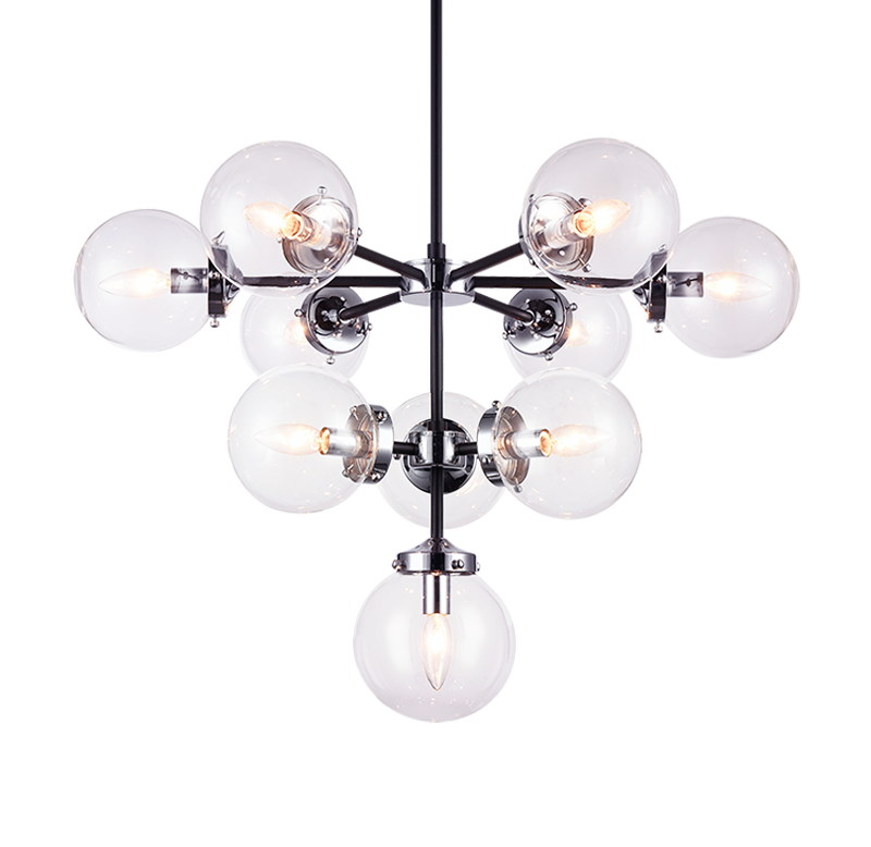 Matteo Maru 10-Light Chandelier C72310AG - image 3