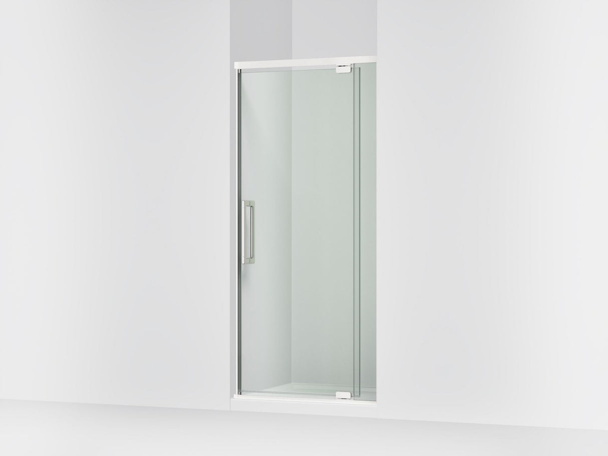 Statement™ 32"-36" W x 76" H pivot shower door with 5/16"-thick Crystal Clear glass