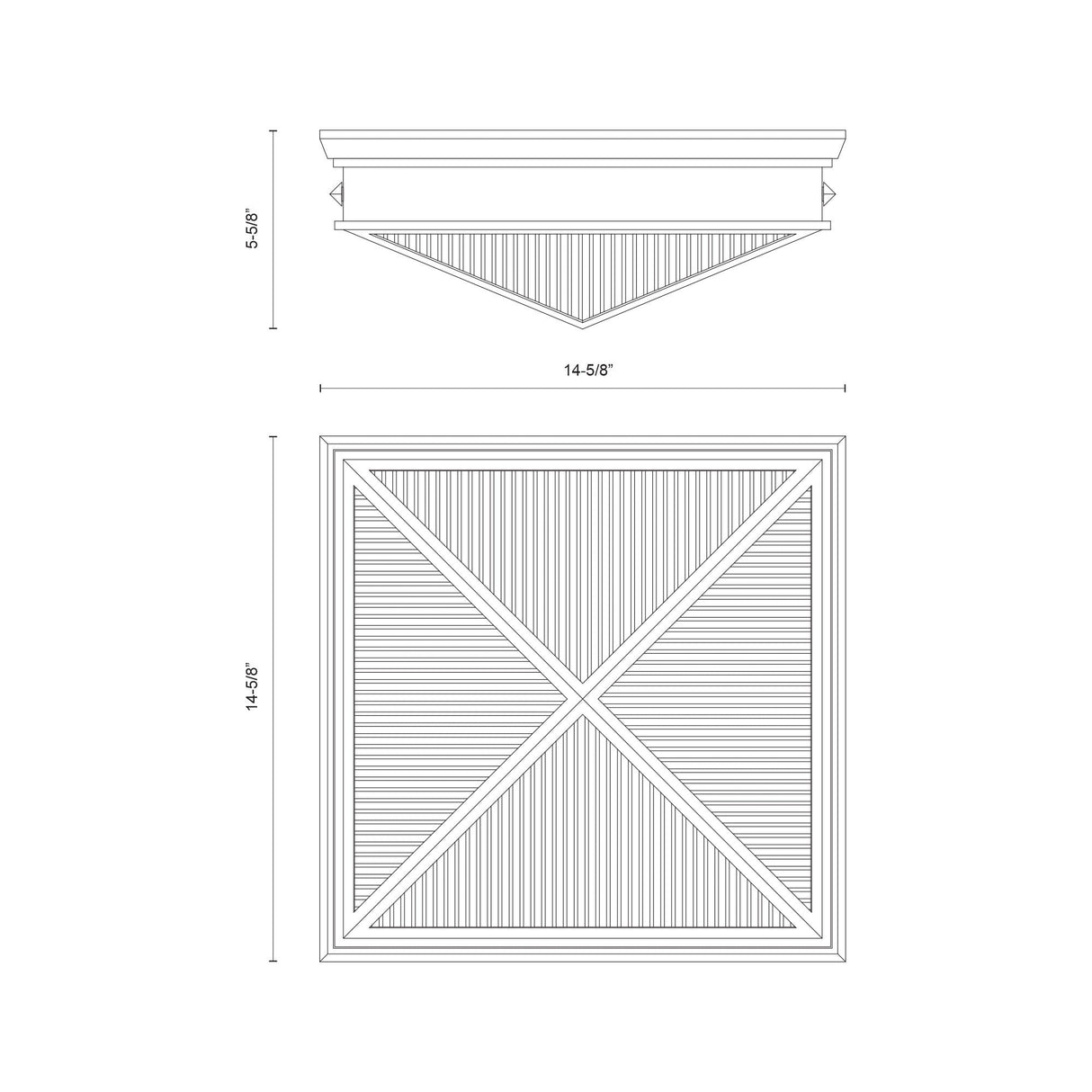 Alora Cairo 15-in Flush Mount