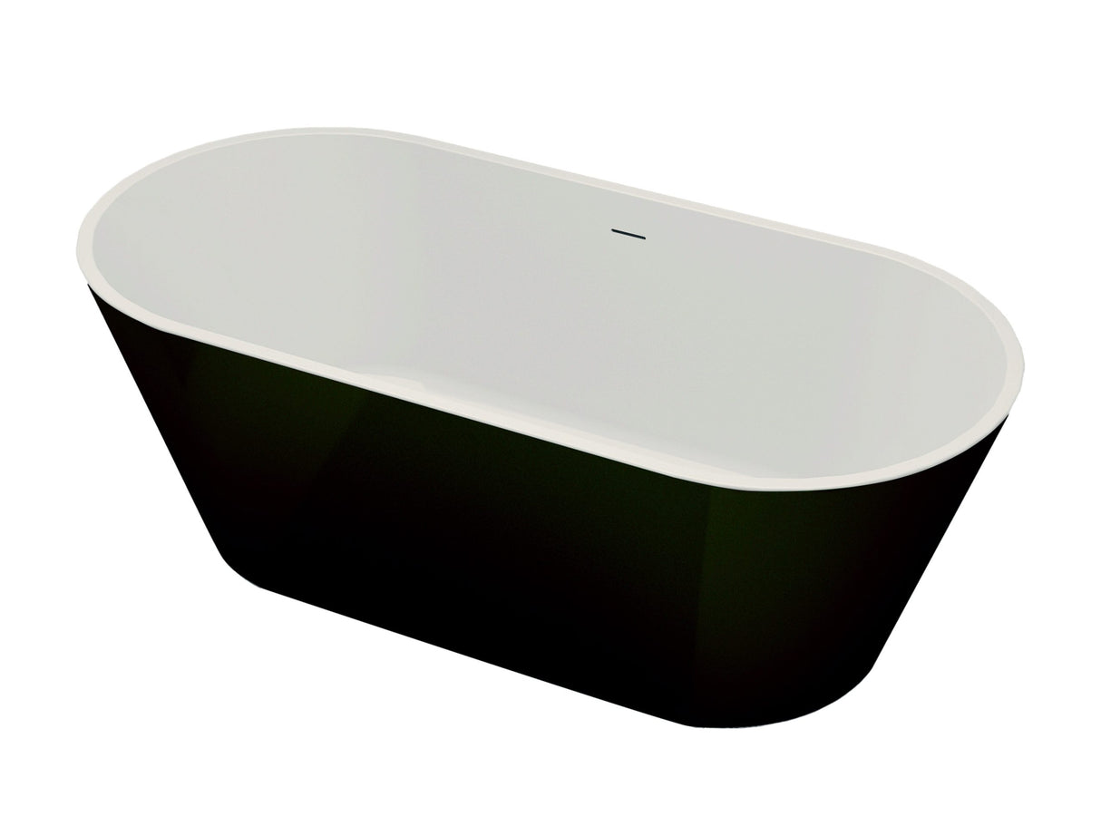 Calypso Freestanding Bathtub Black