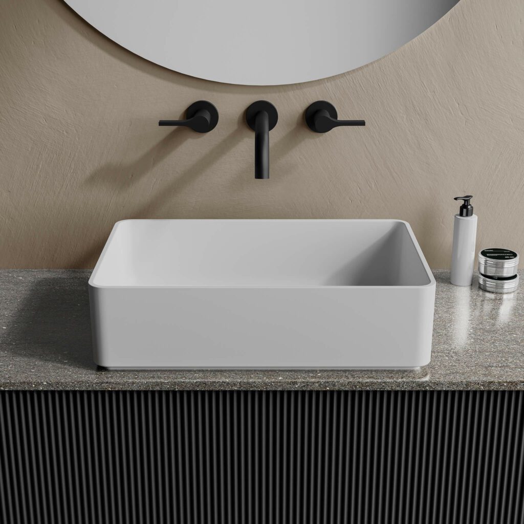 Castel Rectangular Countertop Basin