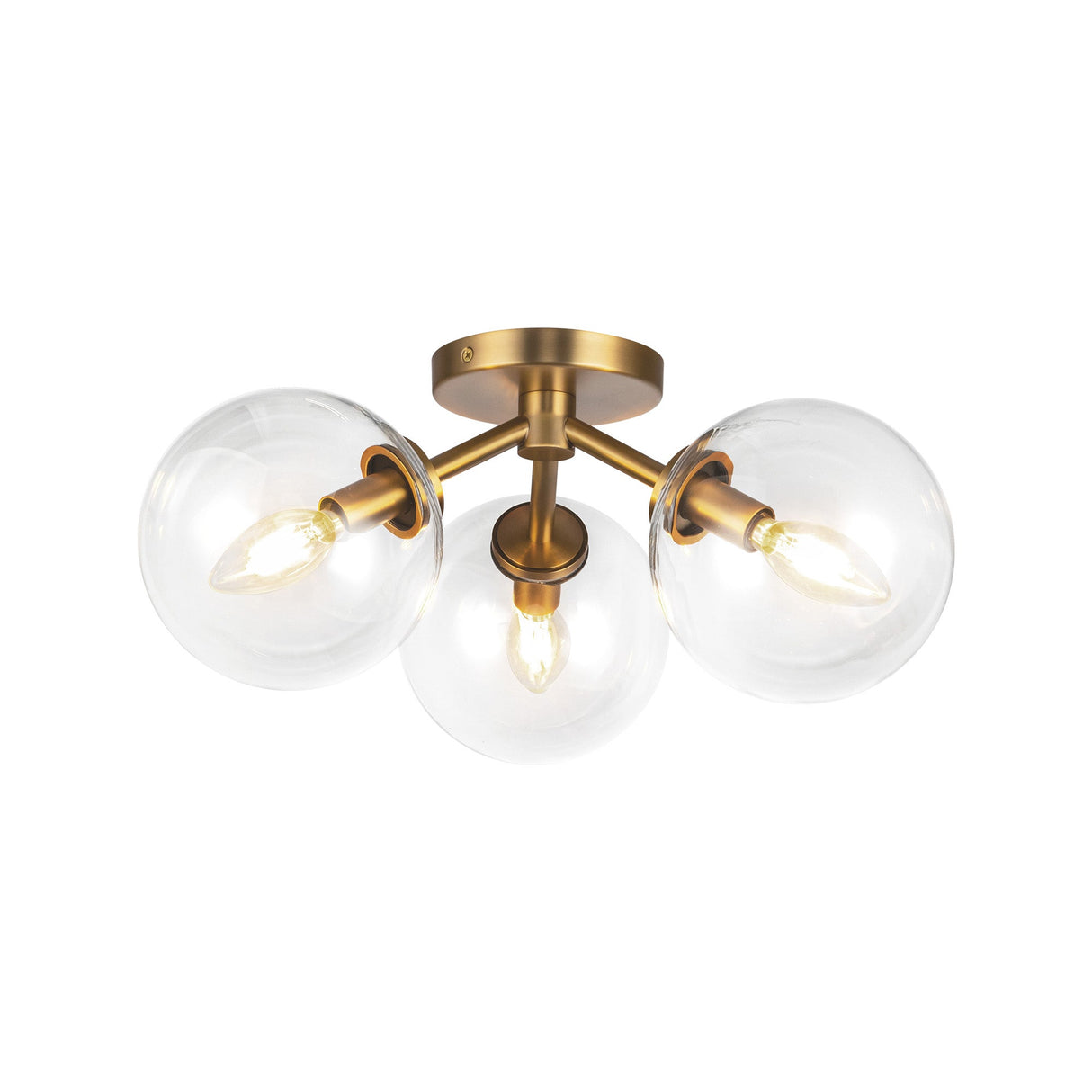 Alora Mood Cassia 17-in Semi-Flush Mount