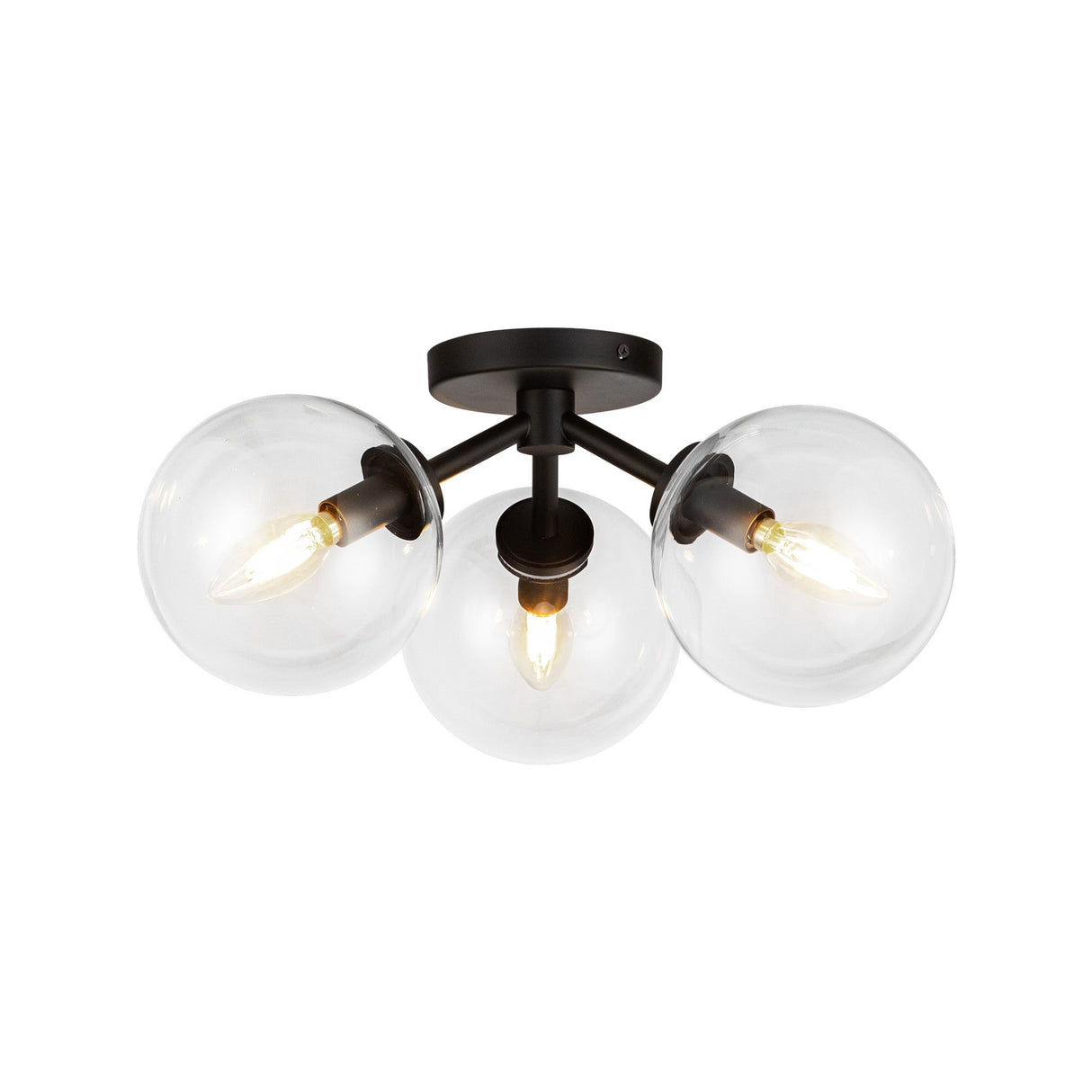 Alora Mood Cassia 17-in Semi-Flush Mount