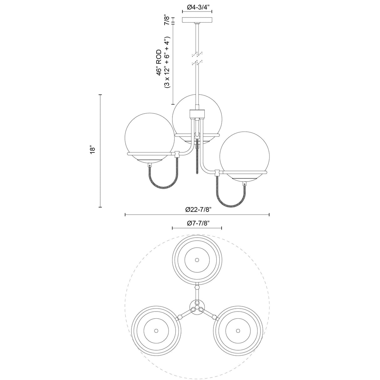 Alora Mood Alba 23-in Chandelier