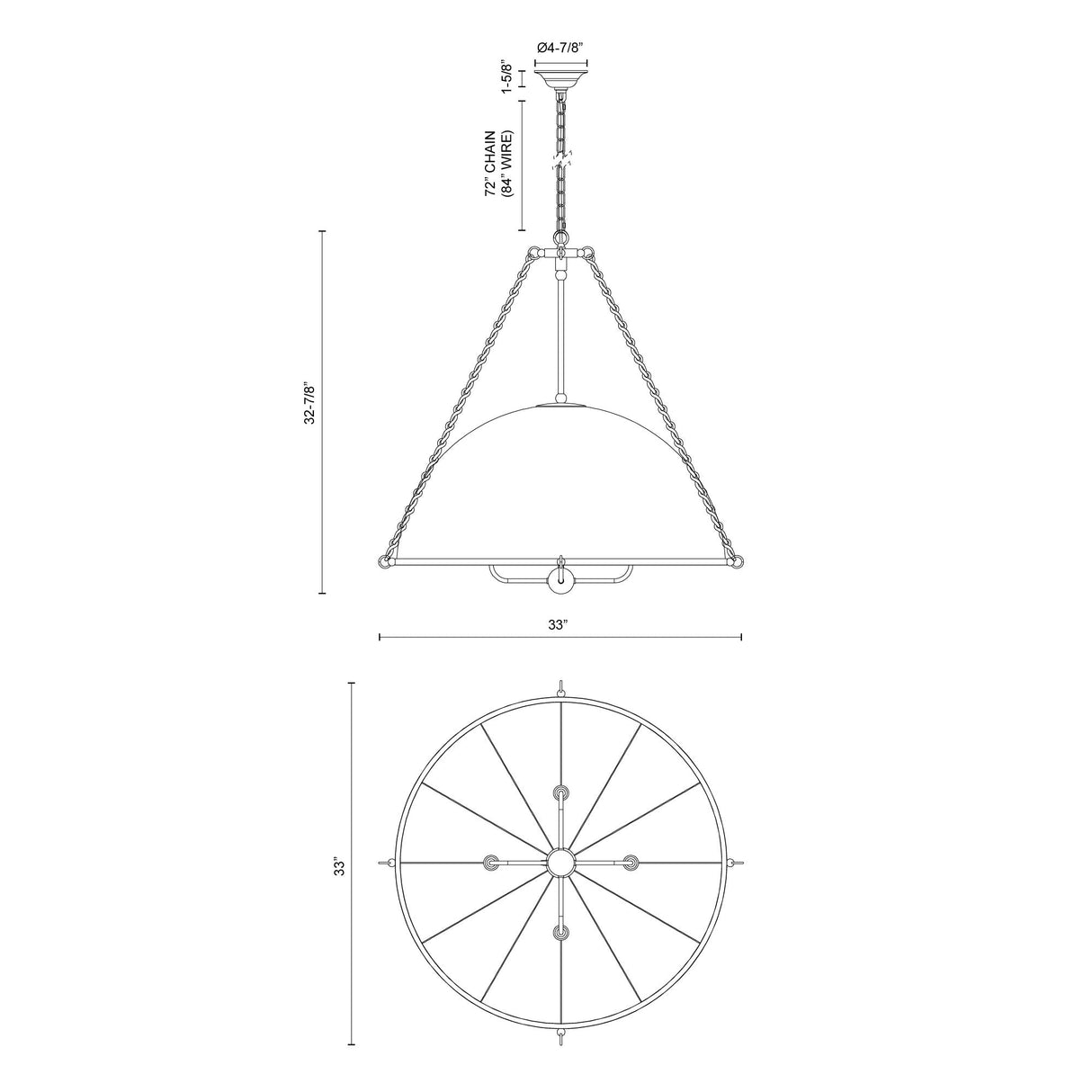Alora Mood Crosby 33-in Chandelier