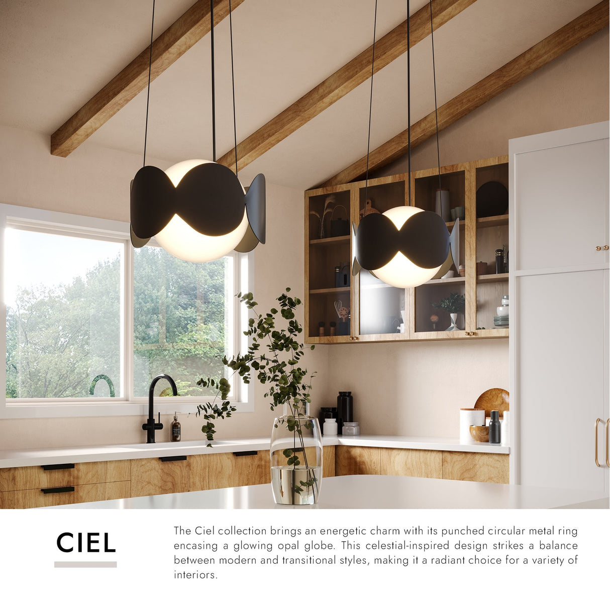 Kuzco Ciel 10-in Chandelier