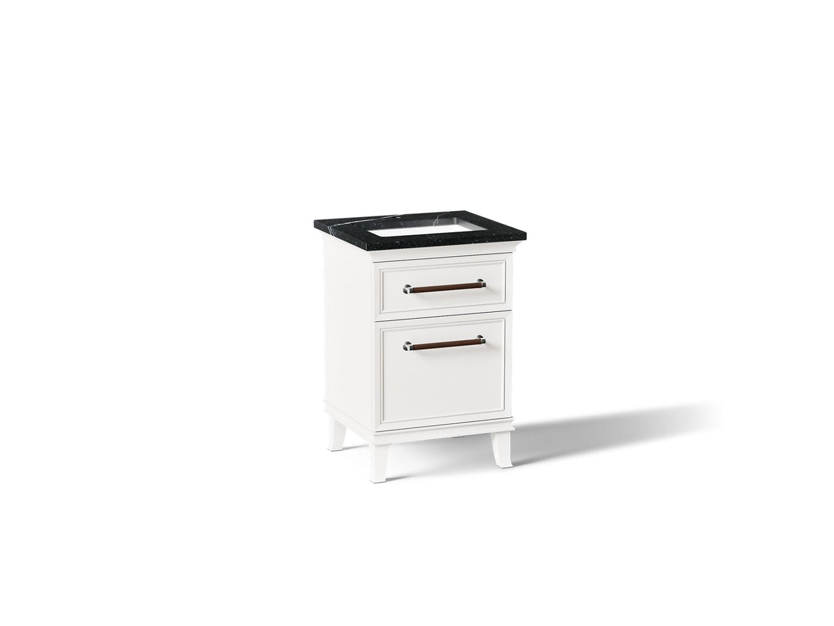 Artifacts™ 24" bathroom vanity cabinet with sink and quartz top