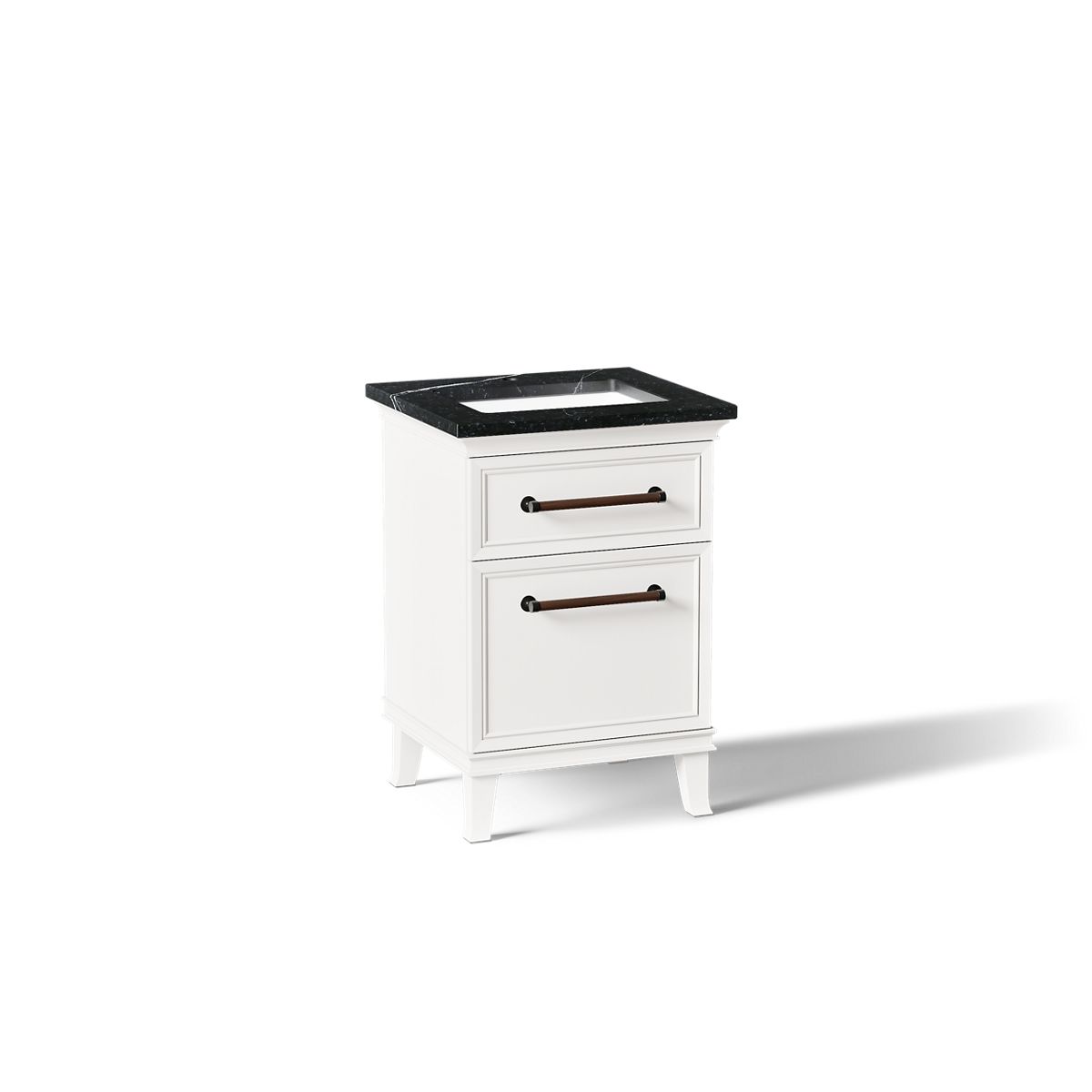 Artifacts™ 24" bathroom vanity cabinet with sink and quartz top