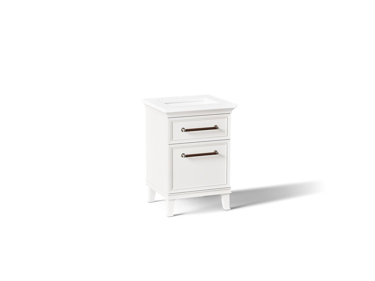 Artifacts™ 24" bathroom vanity cabinet with sink and quartz top
