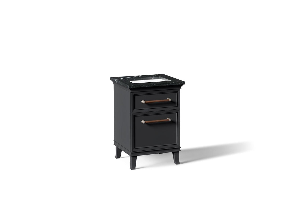 Artifacts™ 24" bathroom vanity cabinet with sink and quartz top