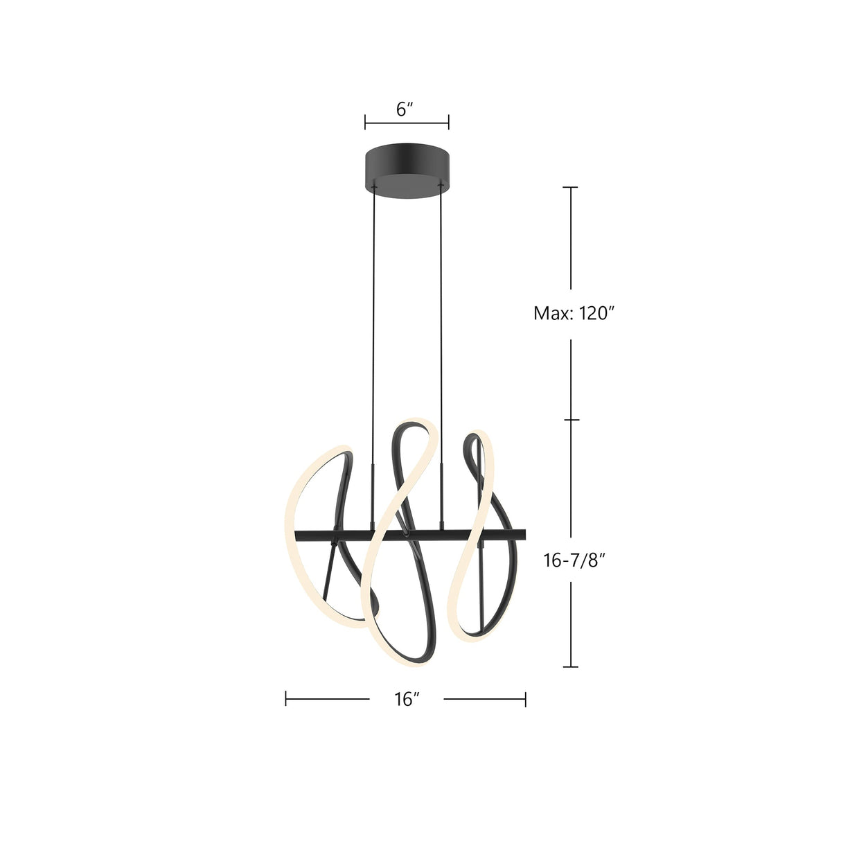 Kuzco Collide 16-in Pendant