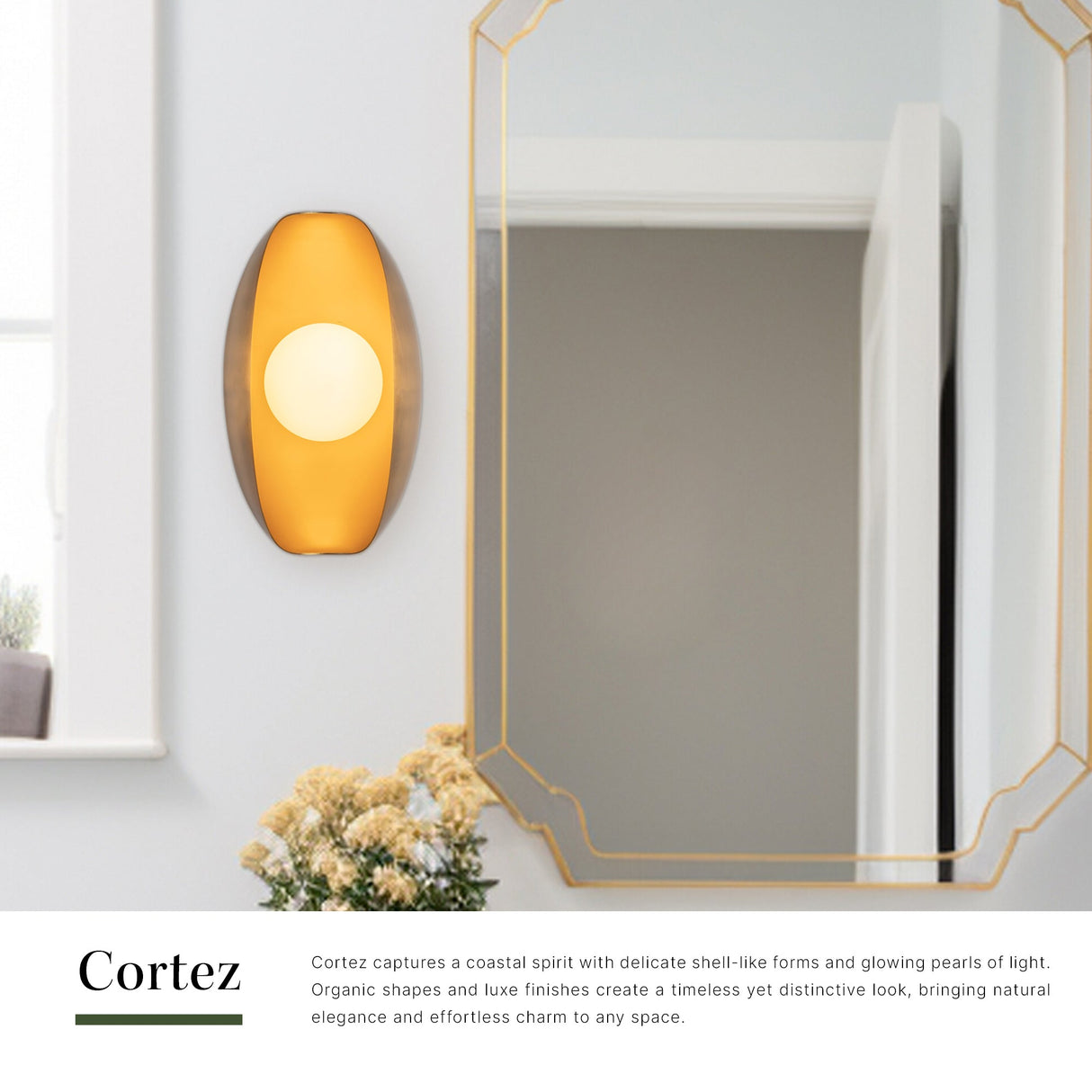 Alora Cortez 5-in Wall/Vanity Light