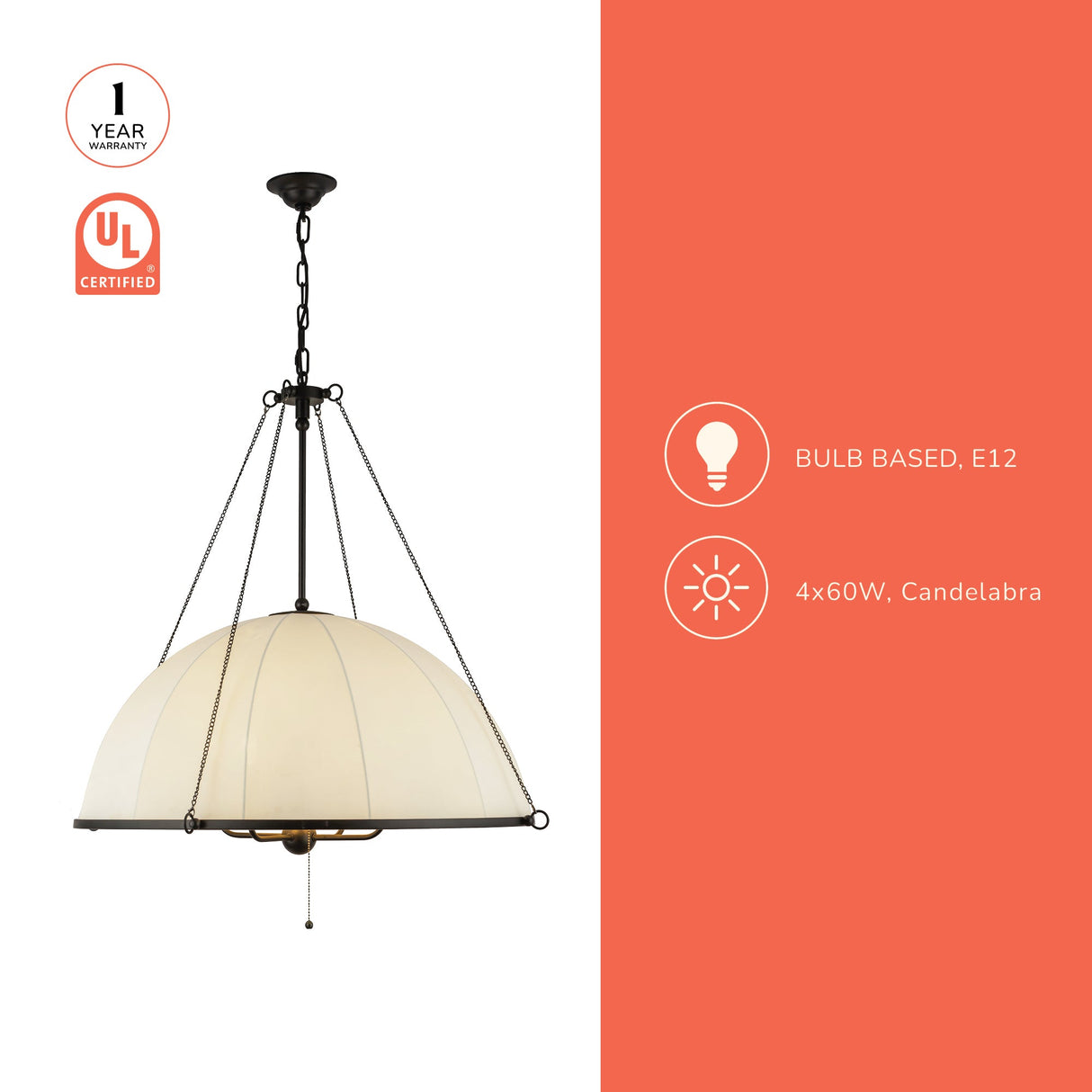 Alora Mood Crosby 33-in Chandelier