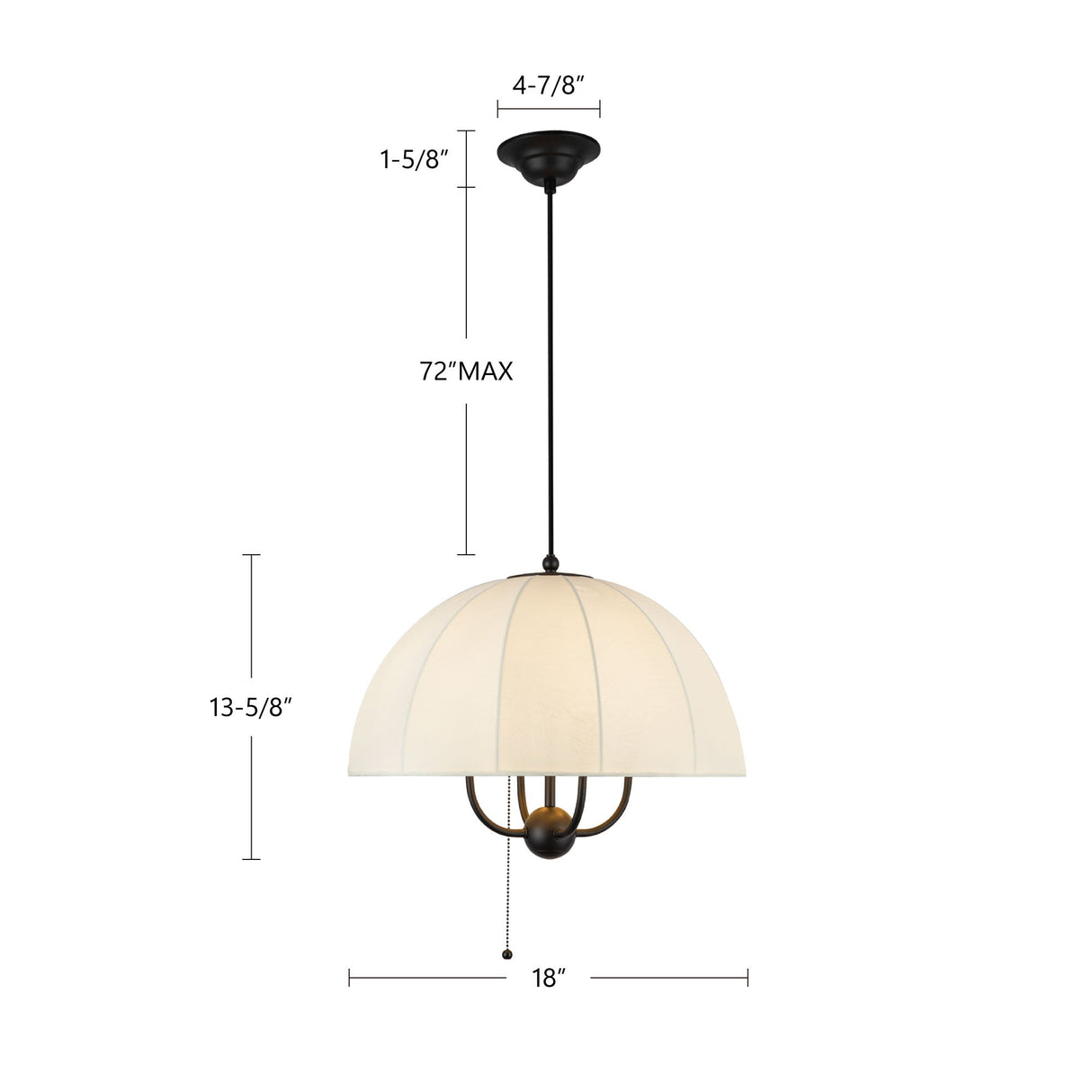 Alora Mood Crosby 18-in Pendant