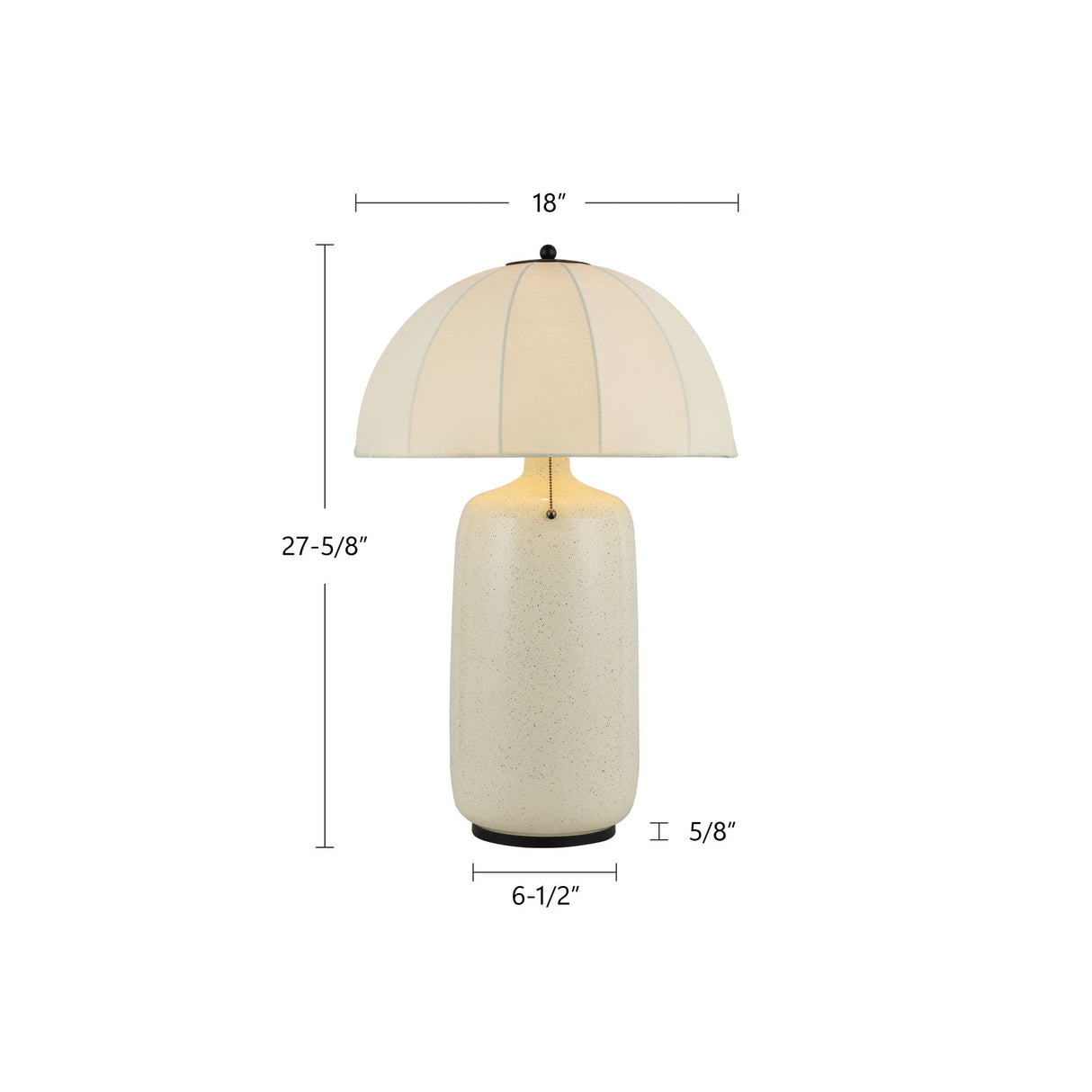 Alora Mood Crosby 18-in Table Lamp