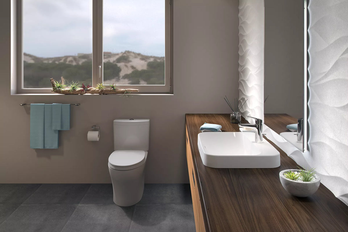 TOTO Aquia IV Two-Piece Elongated Toilet Universal Height - image 2