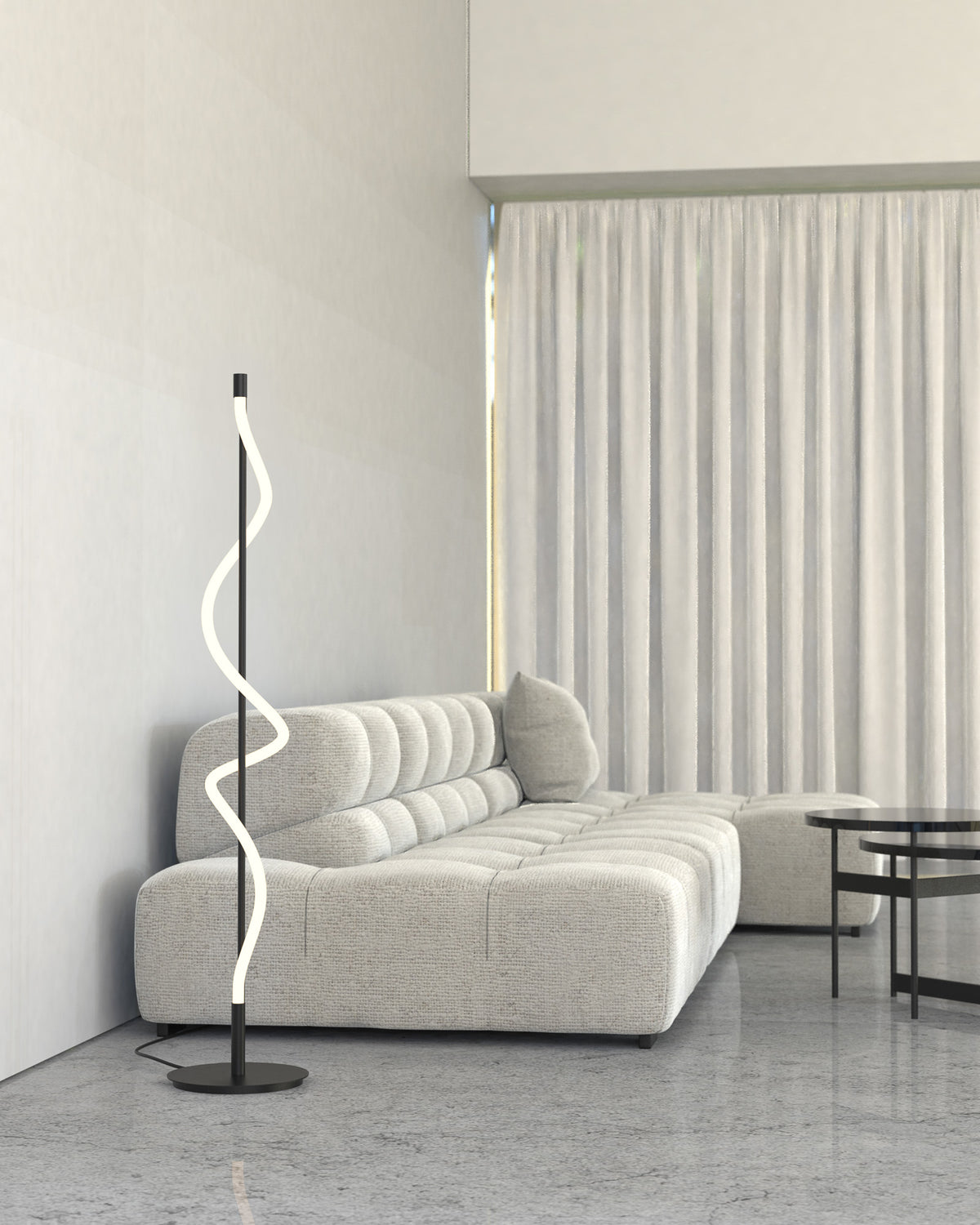 Cursive 12-in Floor Lamp