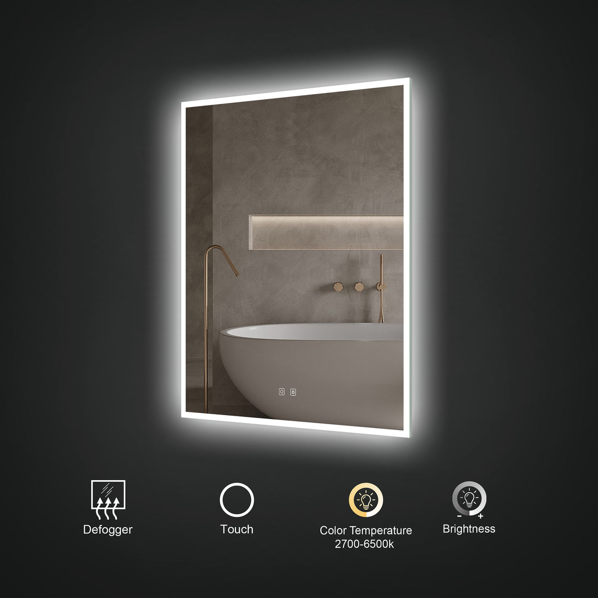 Camden LED Mirror