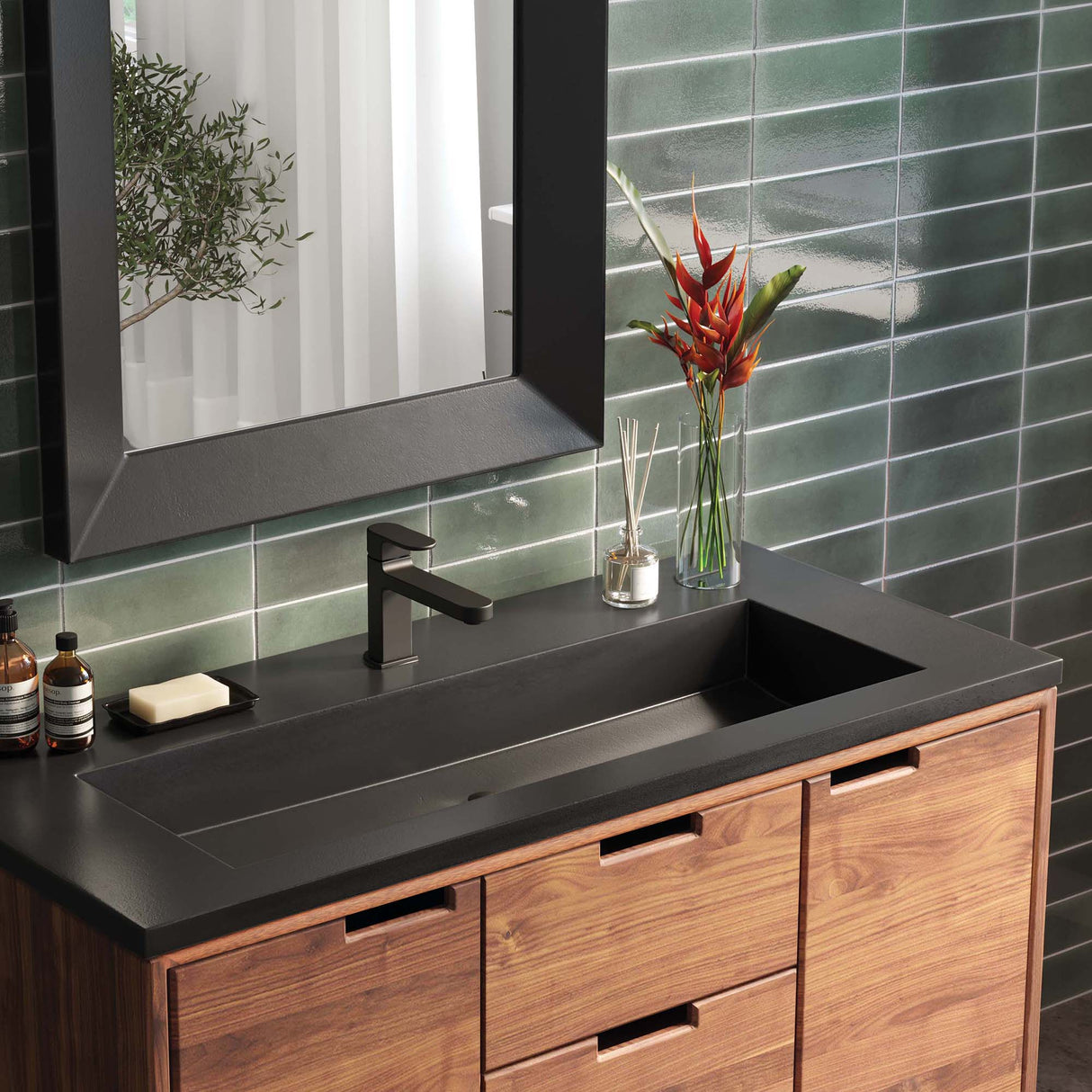 Capistrano Vanity Top with Integral Sink