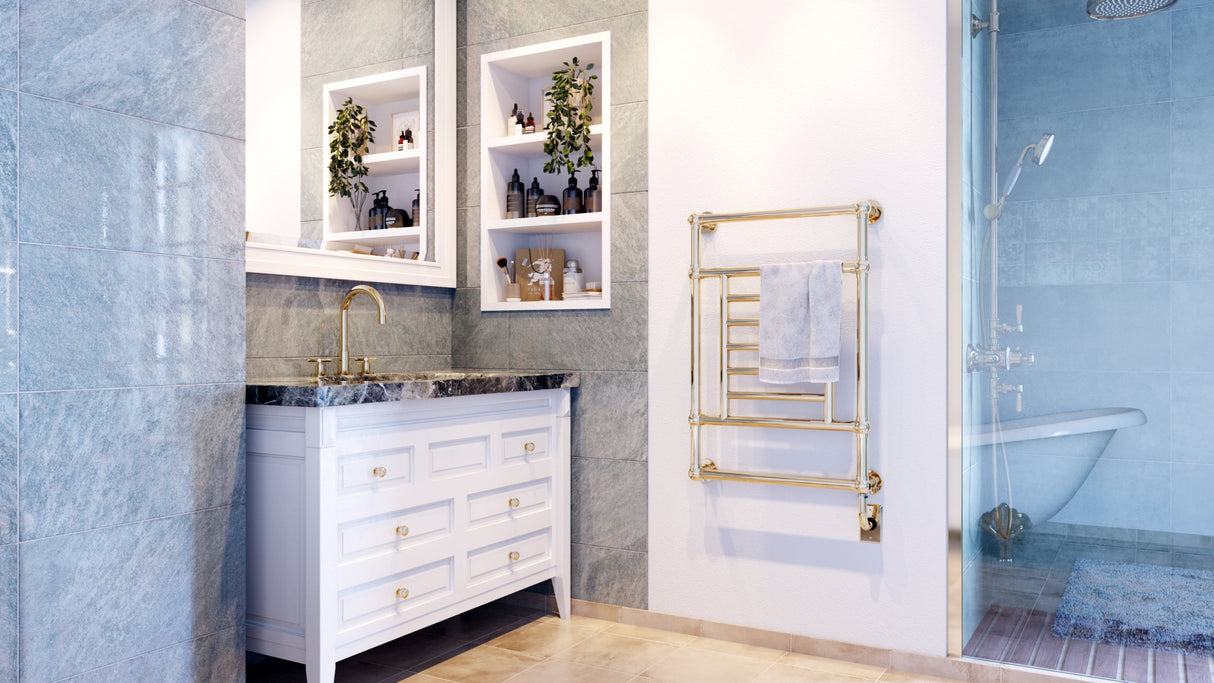 23.5"x38" Tuzio Thames Towel Warmer