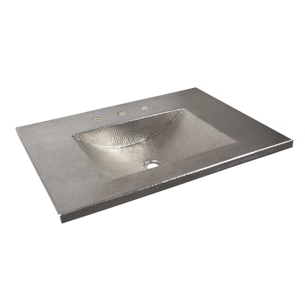 Cozumel Vanity Top in Brushed Nickel