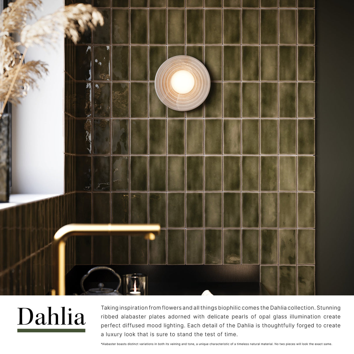 Alora Dahlia 6-in Wall/Vanity Light