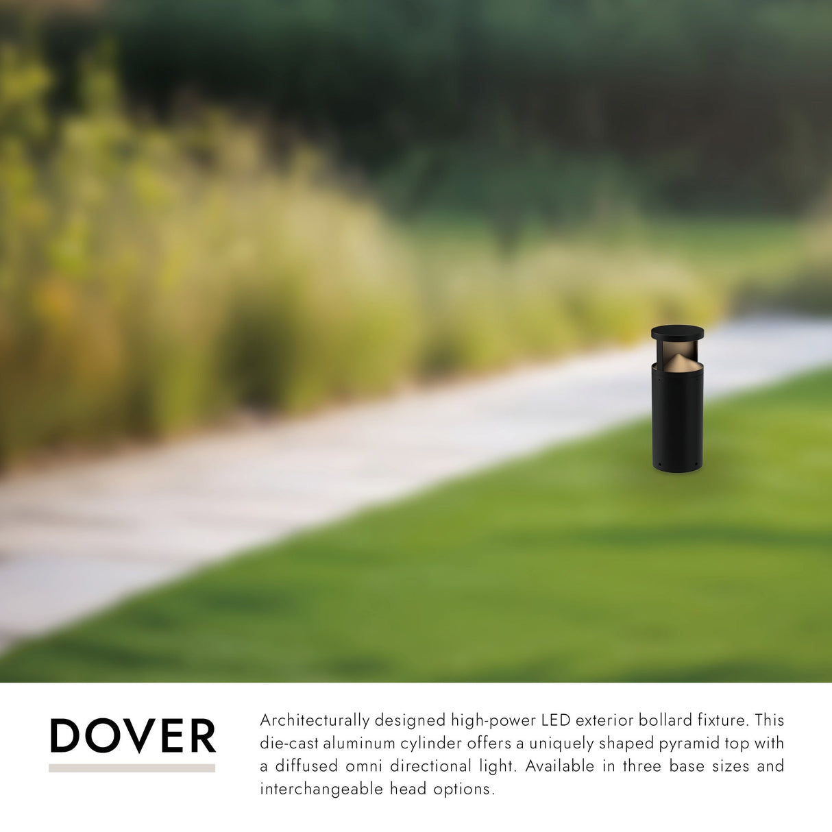 Kuzco Dover 17-in Exterior Bollard