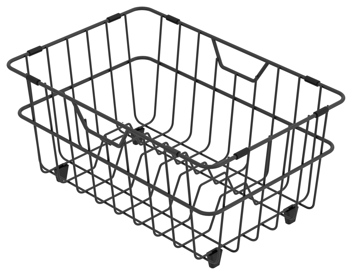 Dish Rack - Black SS Wire Dish Basket - Large