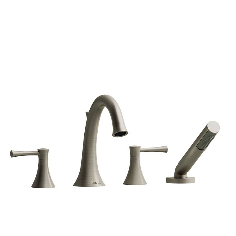 Edge 4-piece Deck-mount Tub Filler With Hand Shower