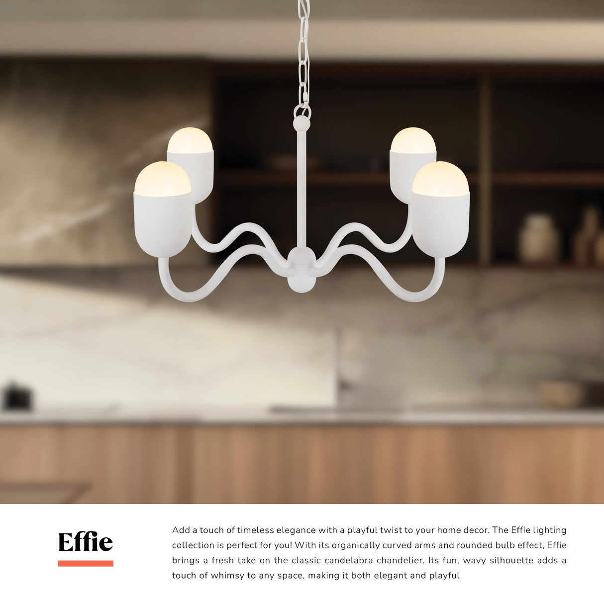 Alora Mood Effie 27-in Chandelier