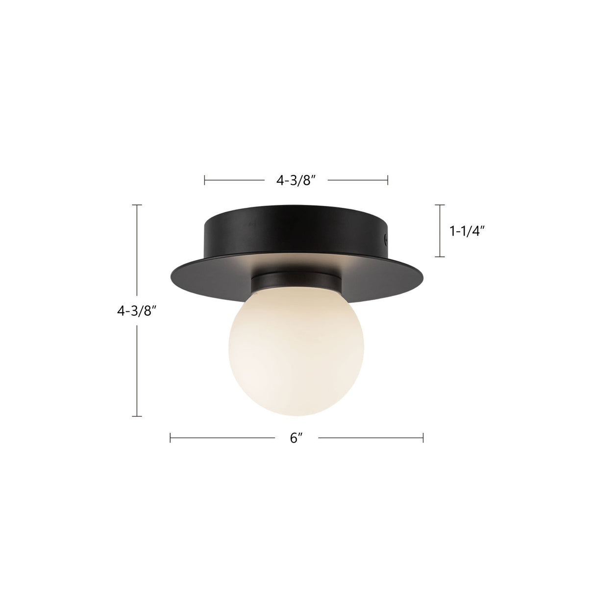 Kuzco Elixir 6-in Flush Mount