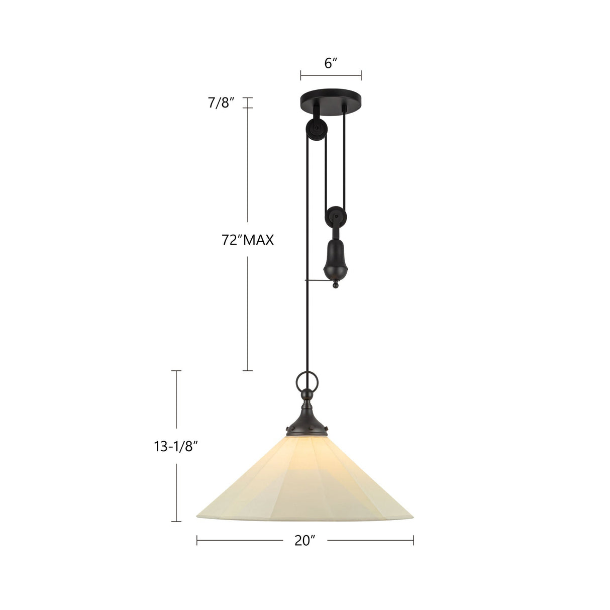 Alora Mood Ellen 20-in Pendant