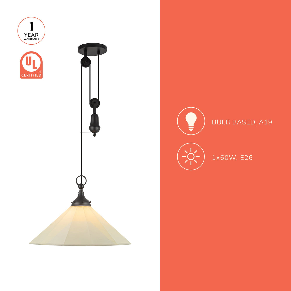 Alora Mood Ellen 20-in Pendant