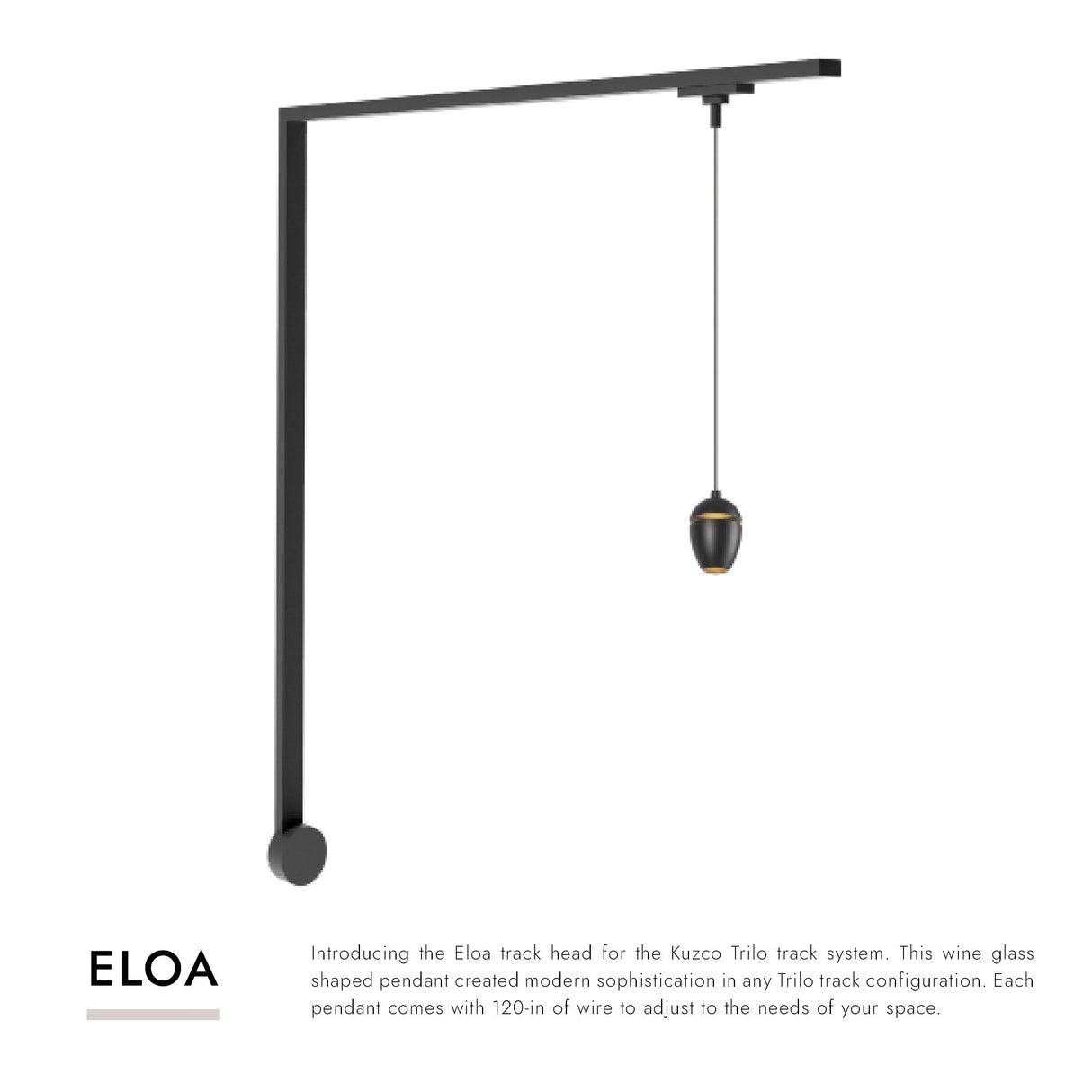 Kuzco Trilo Wall Kit - Eloa 1 Head