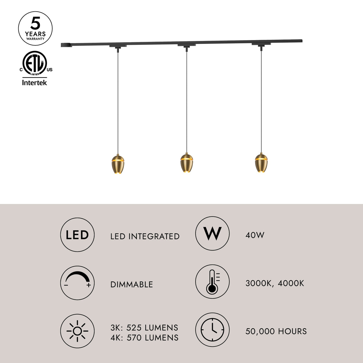 Kuzco Trilo Ceiling Kit - Eloa 3-Head
