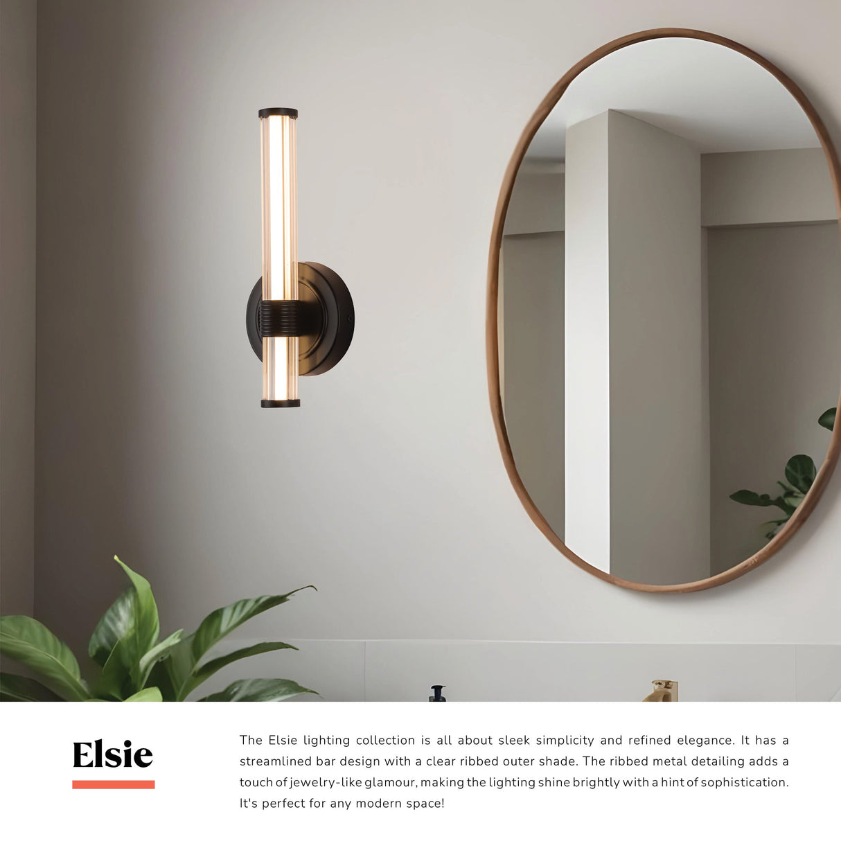 Alora Mood Elsie 12-in Wall/Vanity Light