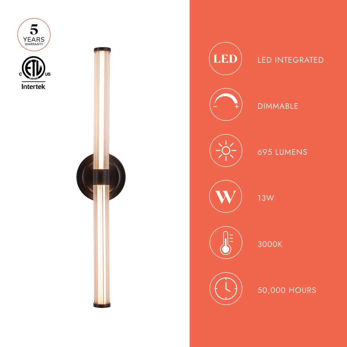 Alora Mood Elsie 24-in Wall/Vanity Light