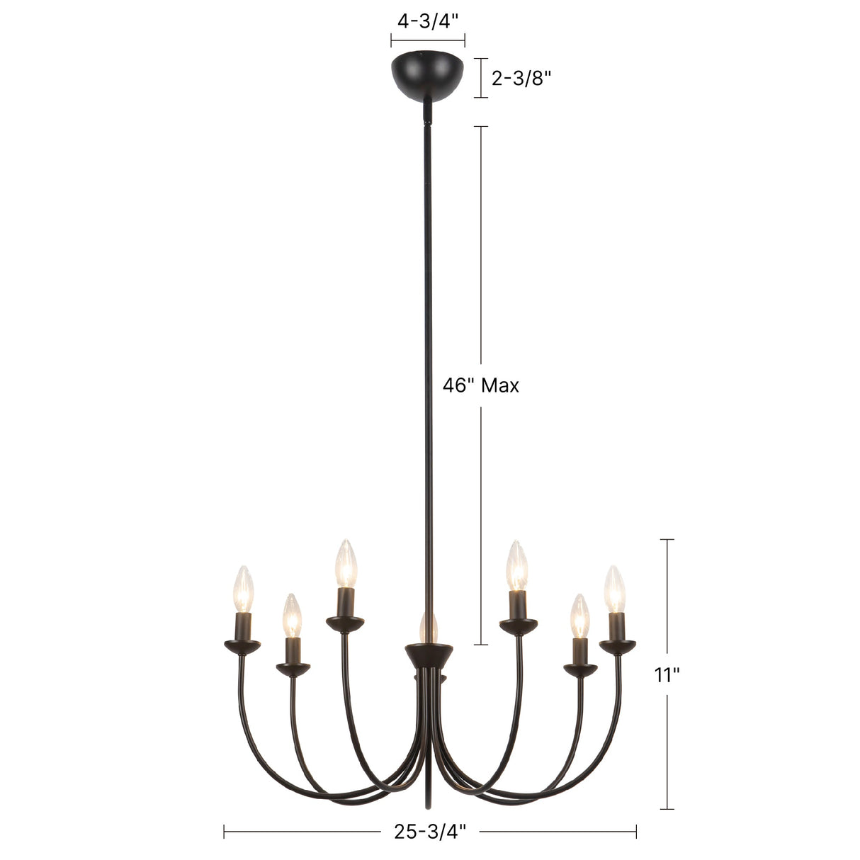 Alora Mood Ember 26-in Chandelier