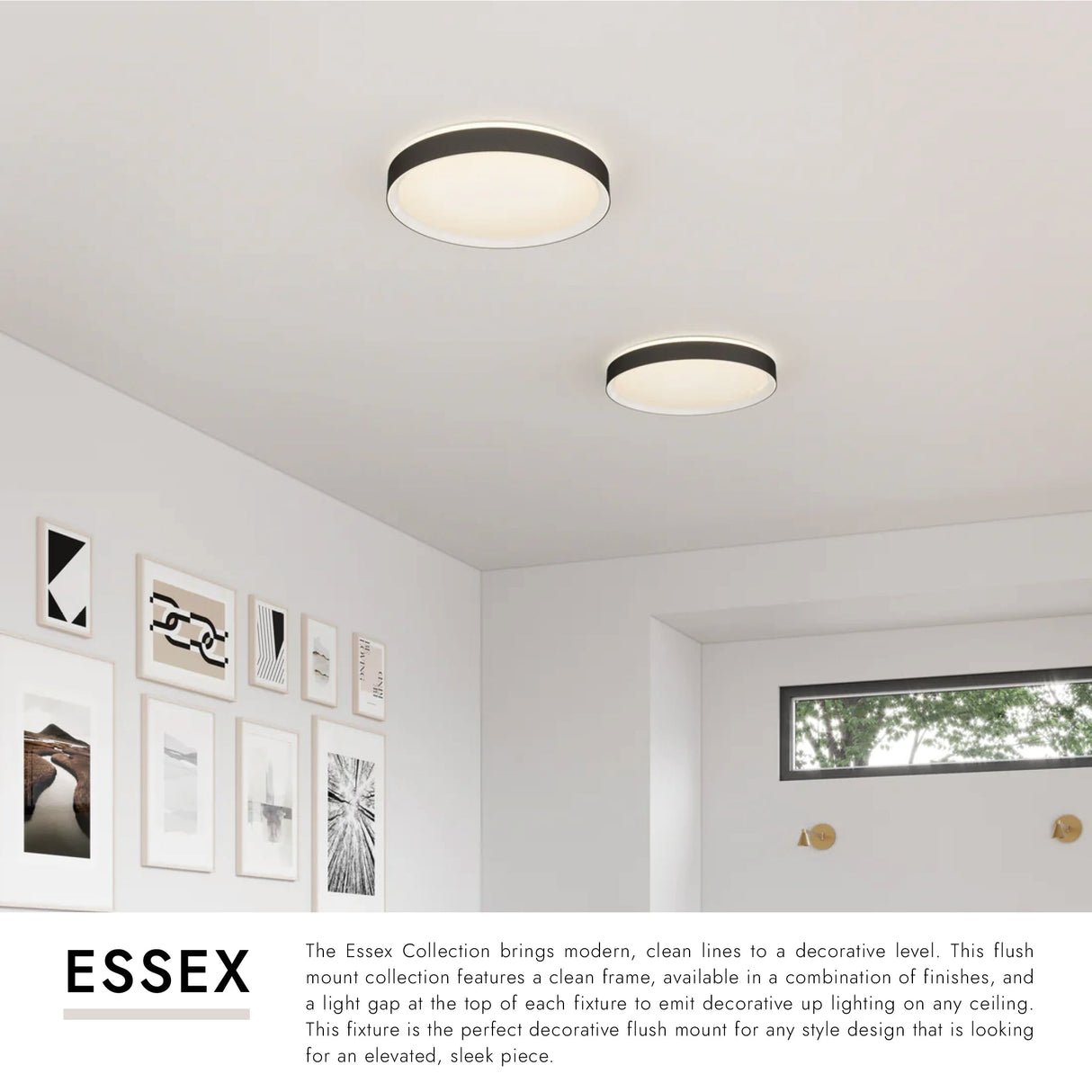 Kuzco Essex 20-in Flush Mount