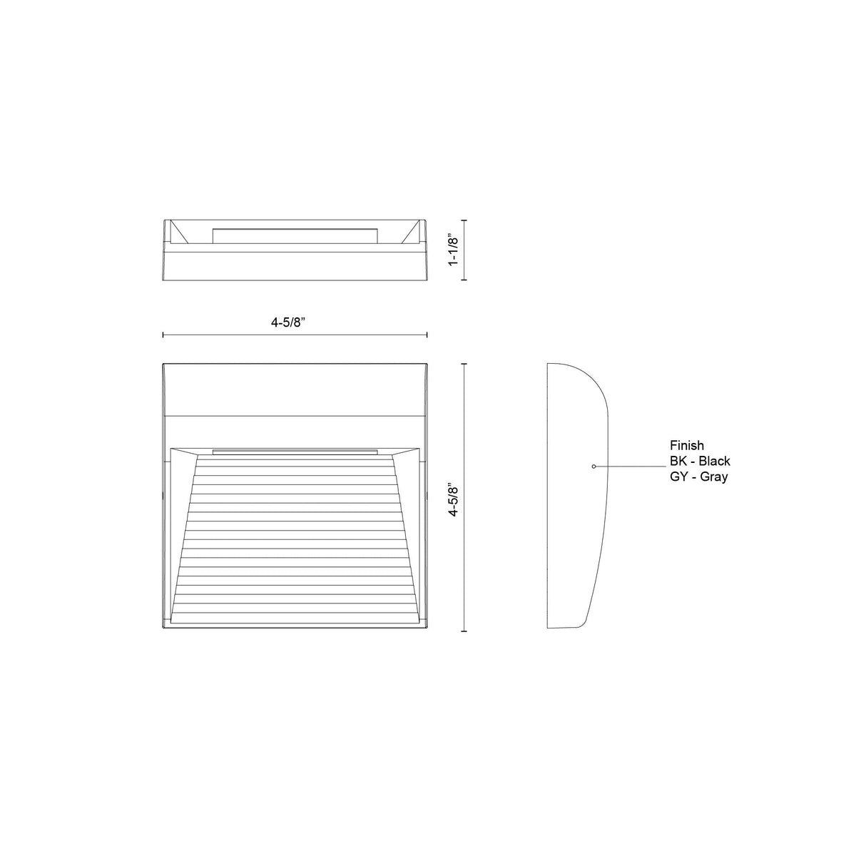 Kuzco Casa 5-in Exterior Wall Sconce