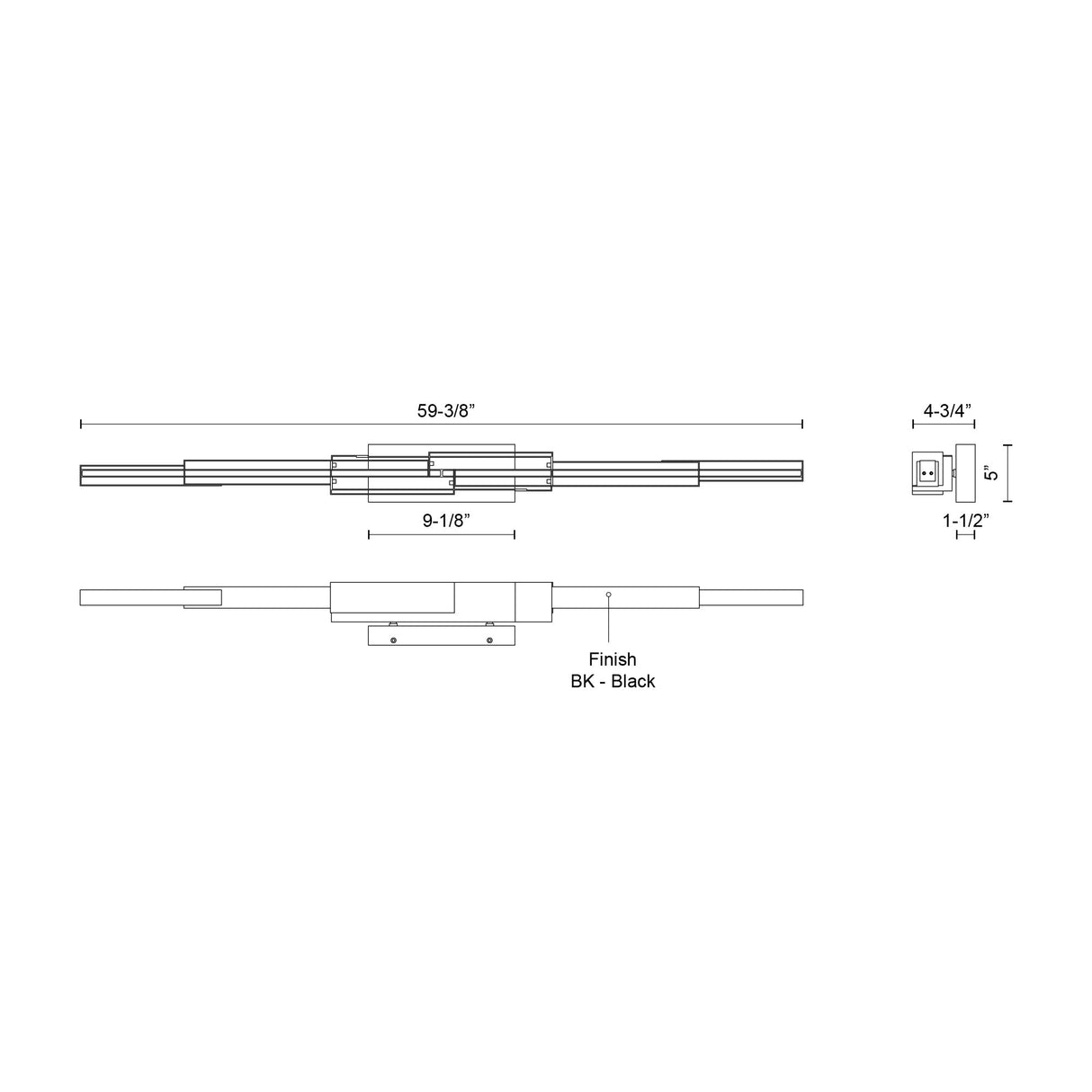 Kuzco Enzo 60-in Wall Sconce