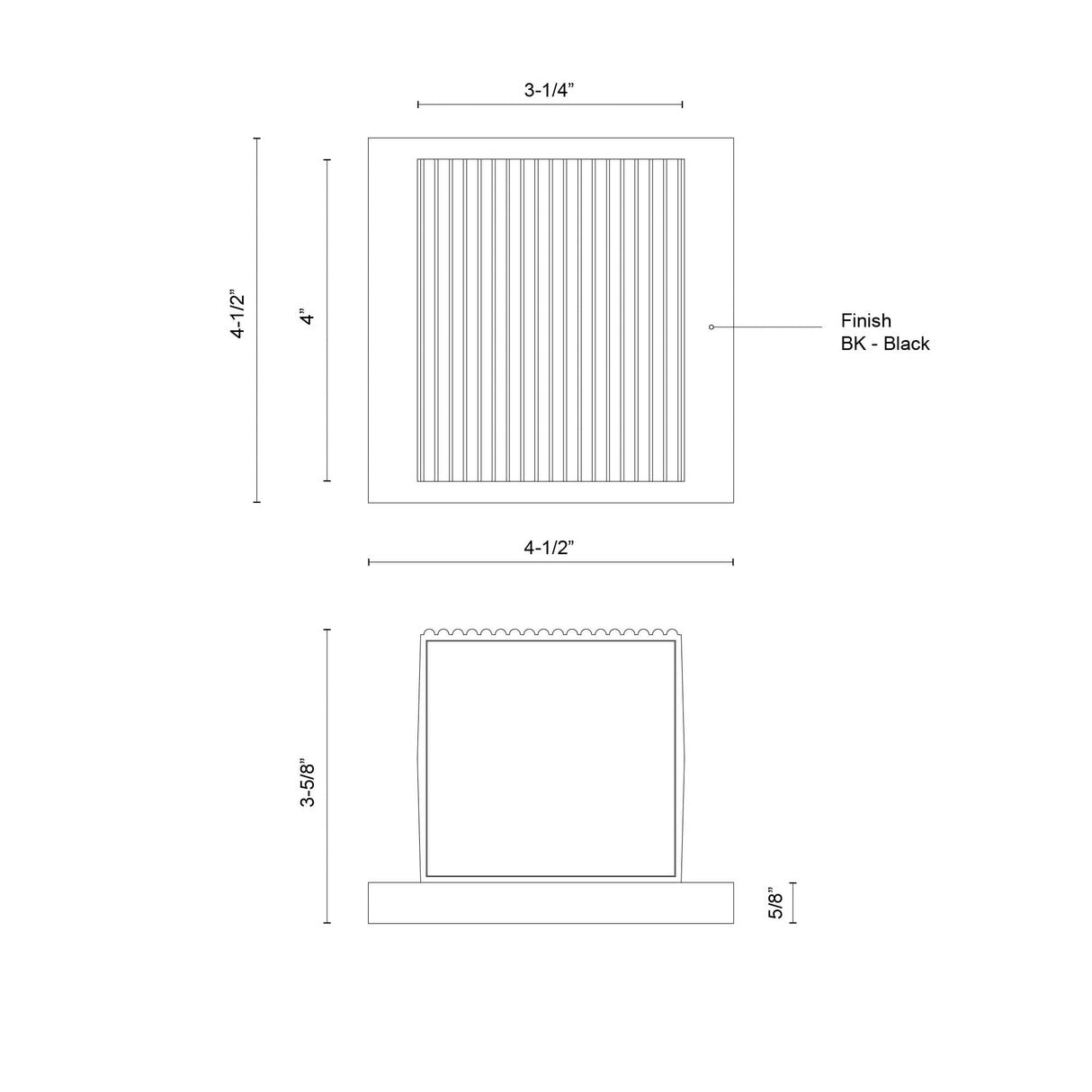Kuzco Mavis 4-in Exterior Wall Sconce