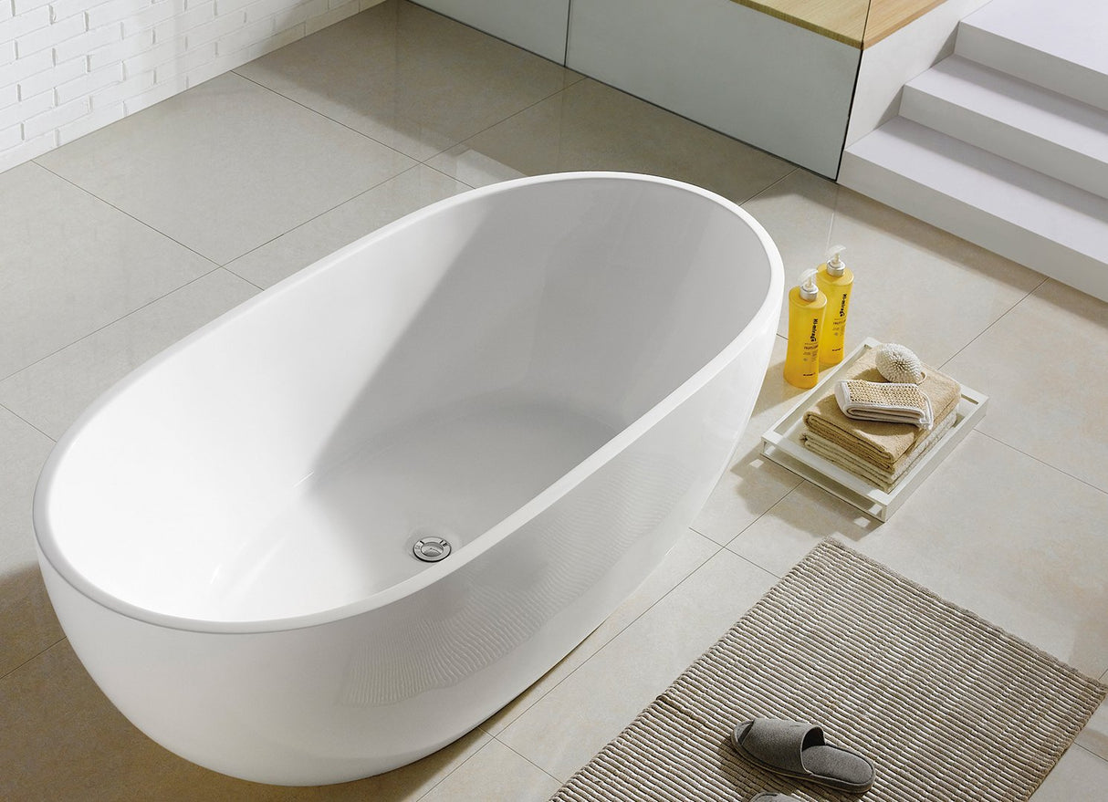 Ezili Freestanding Acrylic Bath – Available Sizes 60“ And 67”