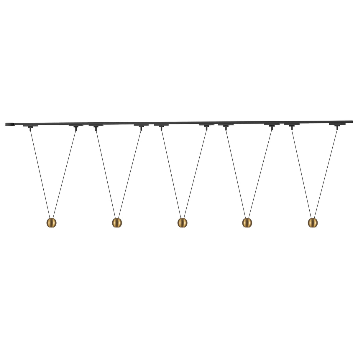 Kuzco Trilo Ceiling Kit - Faria Double 5-Head